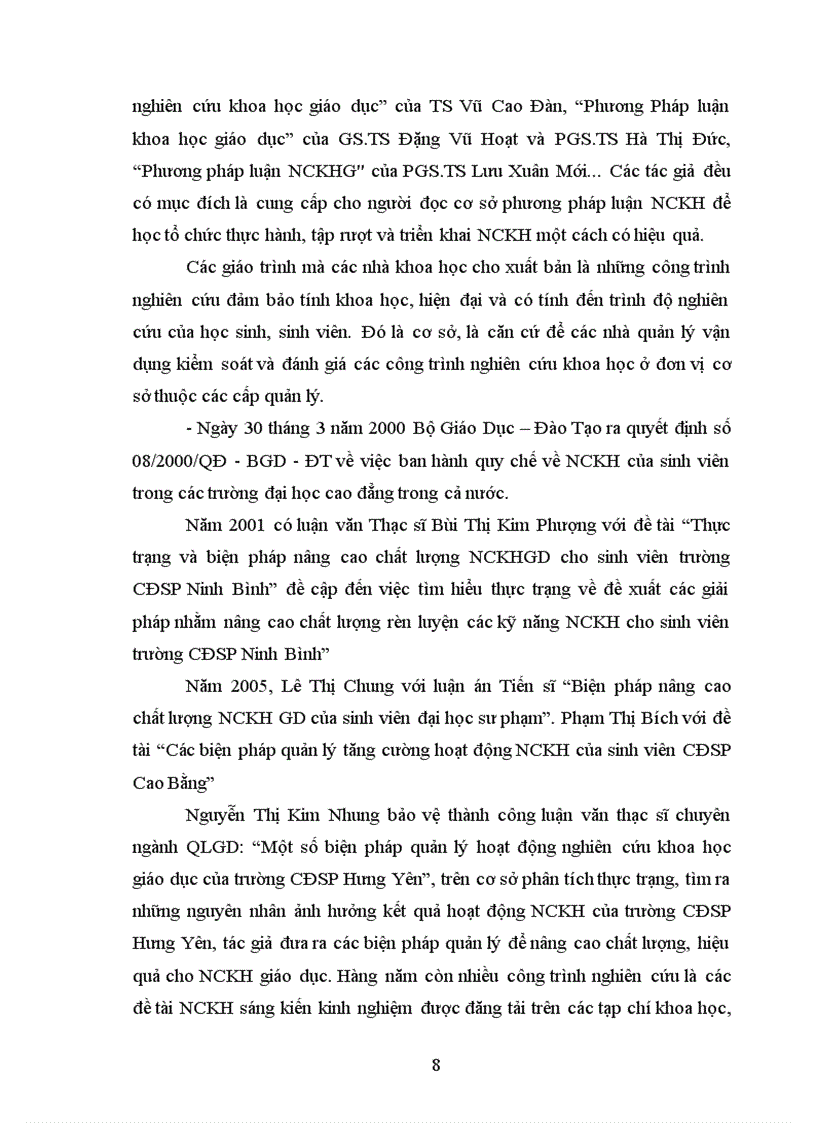 image for page Biện pháp quản lý nghiên cứu khoa học của sinh viên Trường Cao đẳng Sơn La