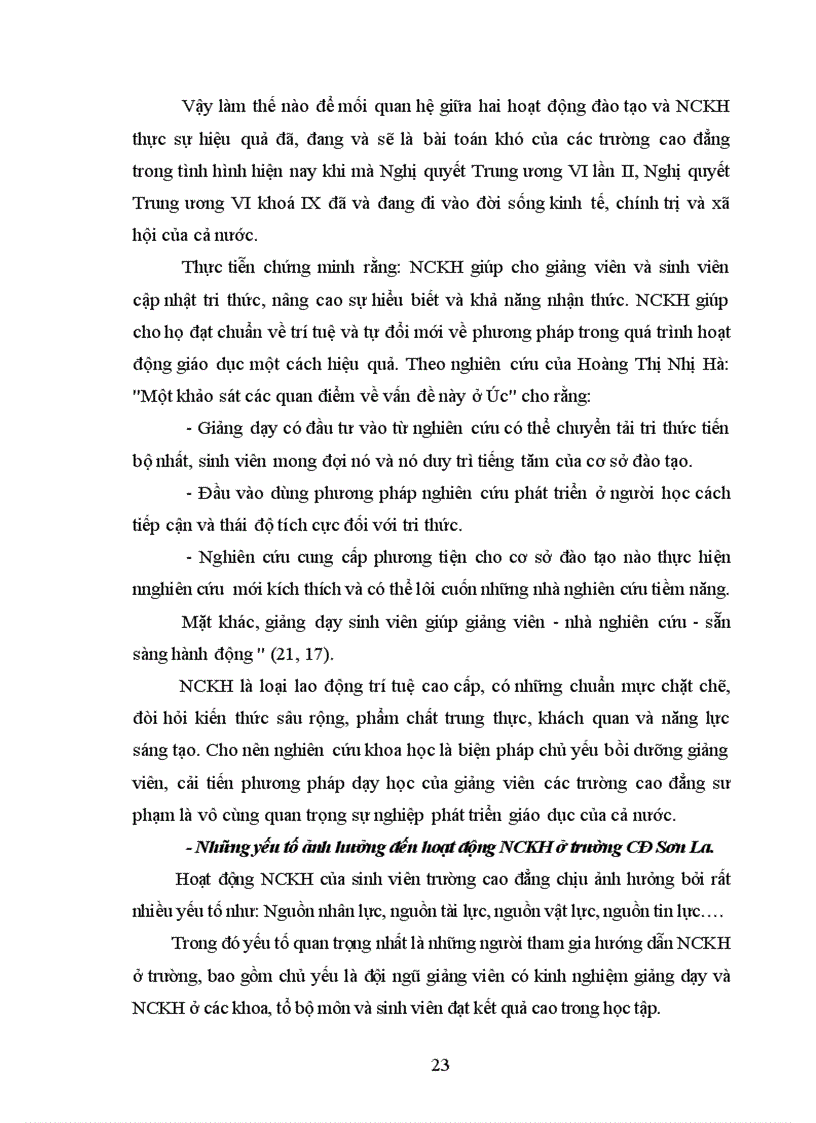 image for page Biện pháp quản lý nghiên cứu khoa học của sinh viên Trường Cao đẳng Sơn La