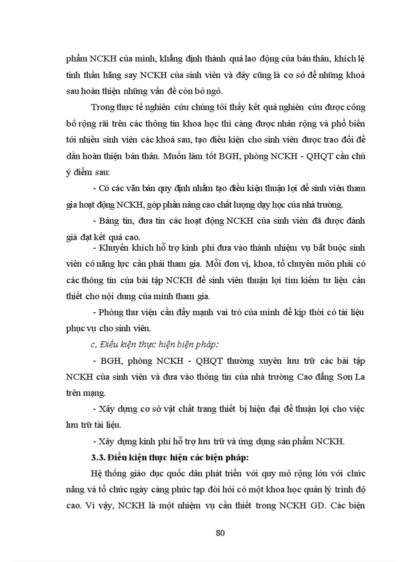 image for page Biện pháp quản lý nghiên cứu khoa học của sinh viên Trường Cao đẳng Sơn La
