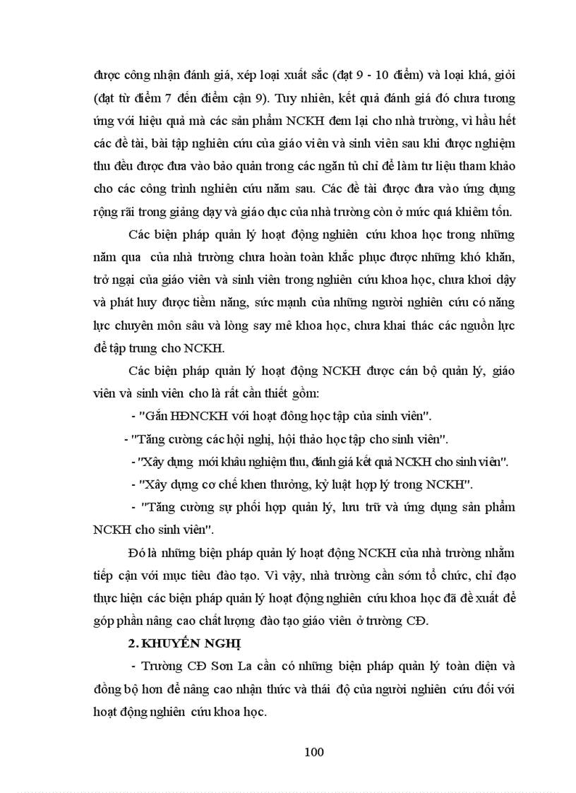 image for page Biện pháp quản lý nghiên cứu khoa học của sinh viên Trường Cao đẳng Sơn La