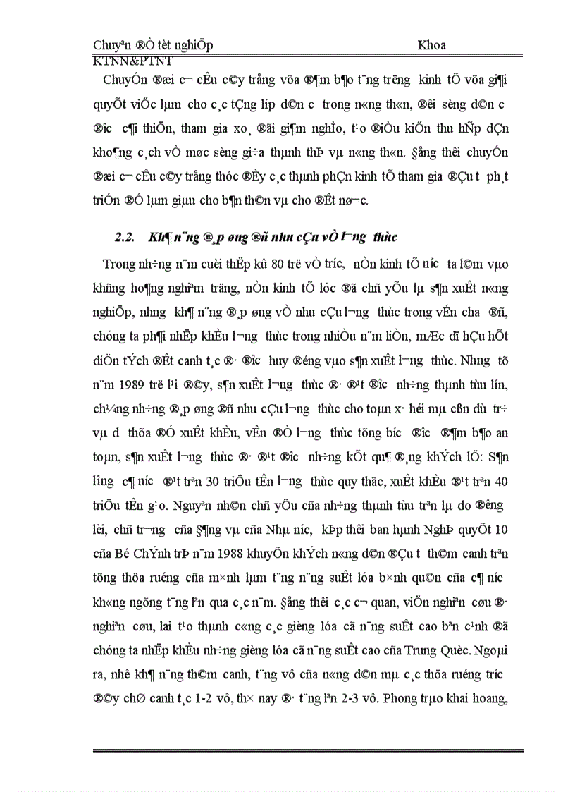 image for page Thực trạng và những giải pháp chủ yếu chuyển đổi cơ cấu cây trồng tỉnh Bắc Kạn 1