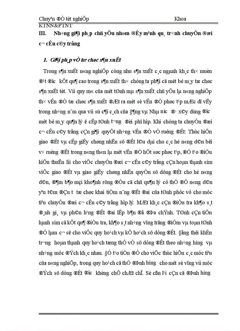 image for page Thực trạng và những giải pháp chủ yếu chuyển đổi cơ cấu cây trồng tỉnh Bắc Kạn 1