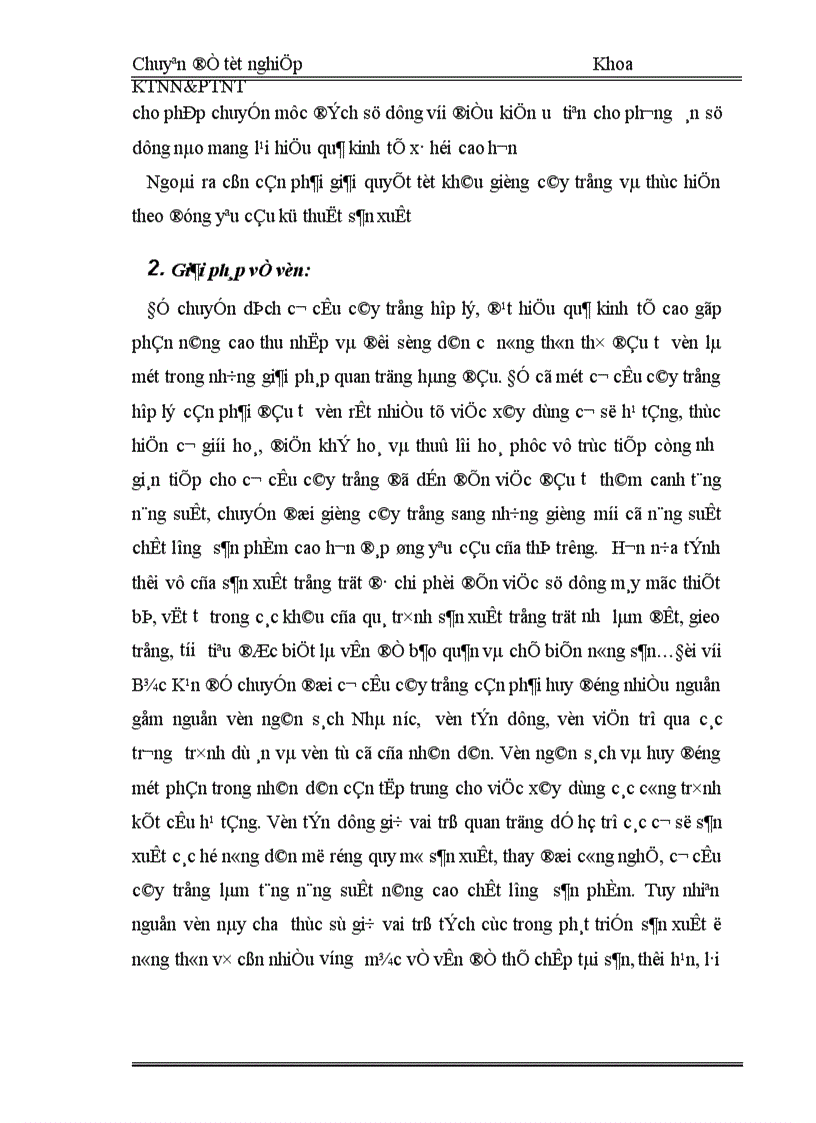 image for page Thực trạng và những giải pháp chủ yếu chuyển đổi cơ cấu cây trồng tỉnh Bắc Kạn 1