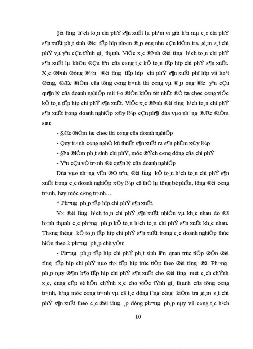 image for page Những vấn đề chung về kế toán chi phí sản xuất và tính giá thành sản phẩm xây lắp