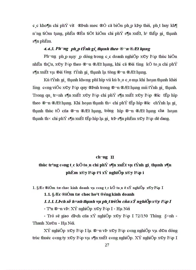 image for page Những vấn đề chung về kế toán chi phí sản xuất và tính giá thành sản phẩm xây lắp