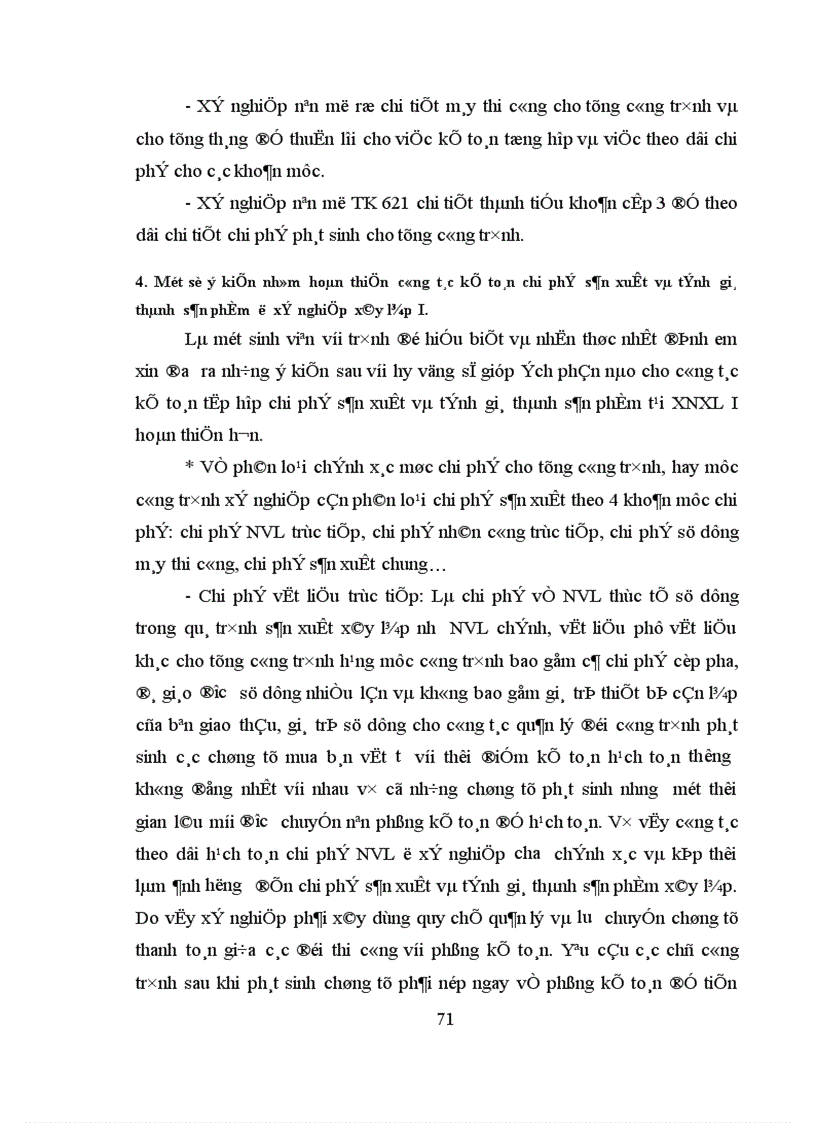 image for page Những vấn đề chung về kế toán chi phí sản xuất và tính giá thành sản phẩm xây lắp