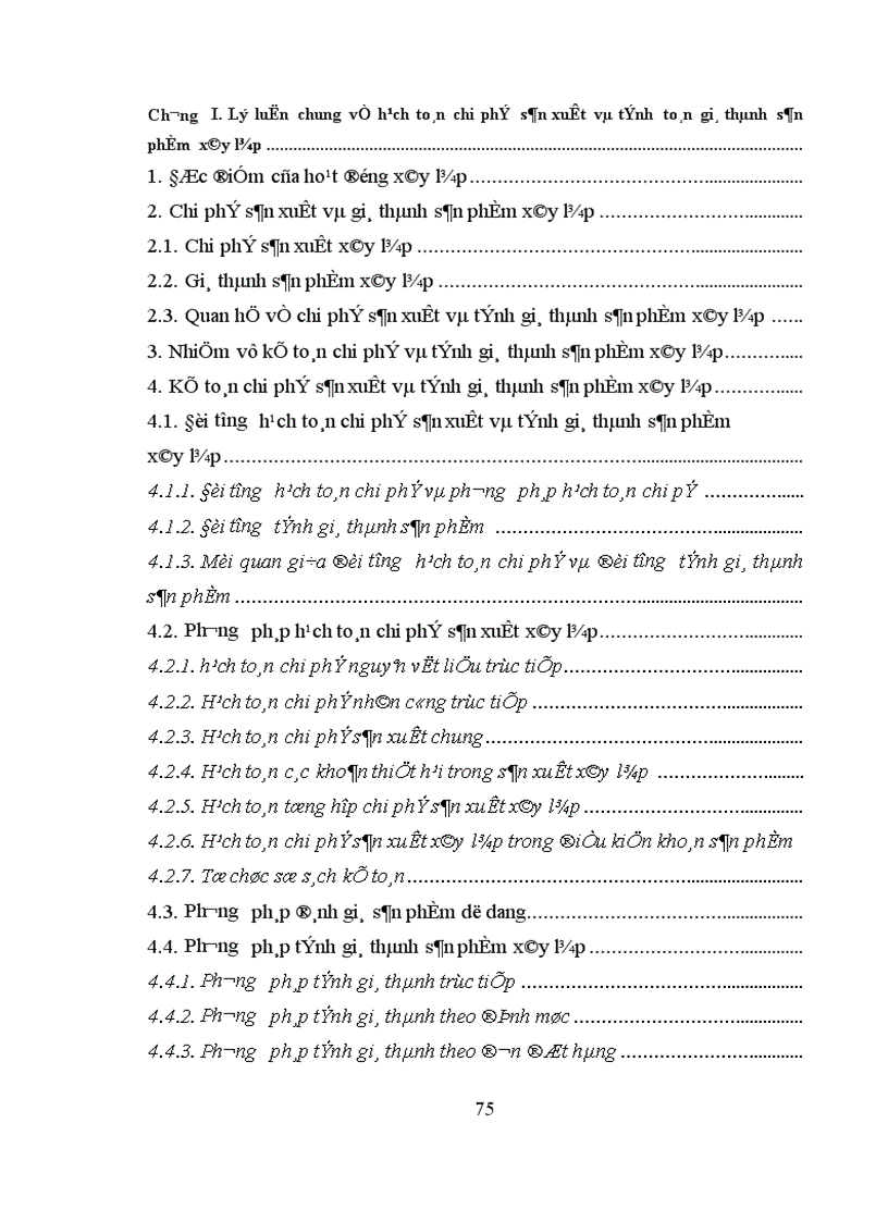 image for page Những vấn đề chung về kế toán chi phí sản xuất và tính giá thành sản phẩm xây lắp