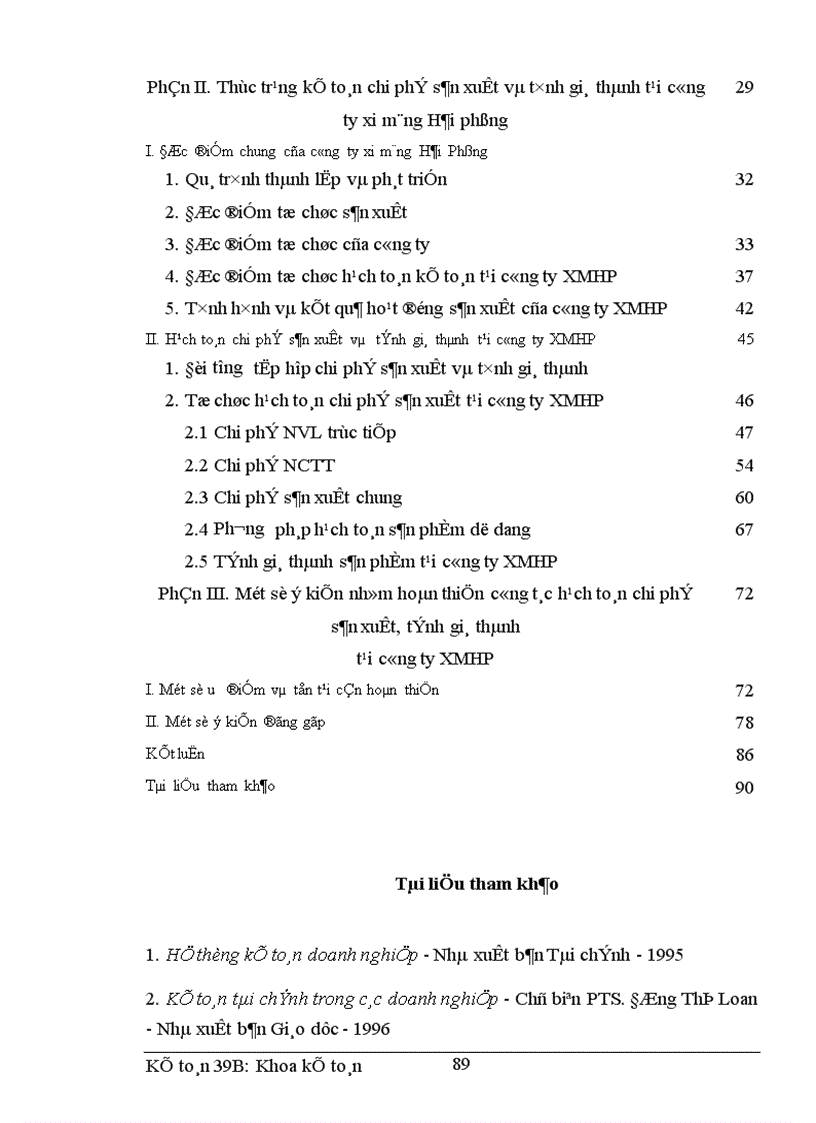 image for page Hoàn thiện hạch toán chi phí sản xuất và tính giá thành sản phẩm tại công ty xi măng Hải Phòng 1