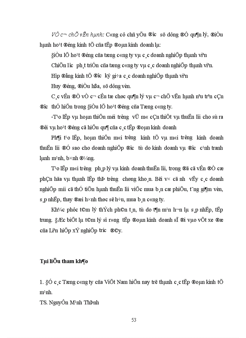 image for page Tính tất yếu khách quan và con đường hình thành công ty mẹ công ty con ở Việt Nam 1