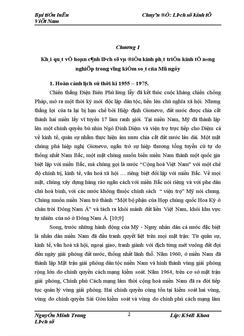 image for page Sự phát triển kinh tế nông nghiệp miền Nam Việt Nam trong vùng Mỹ Ngụy kiểm soát thời kỳ