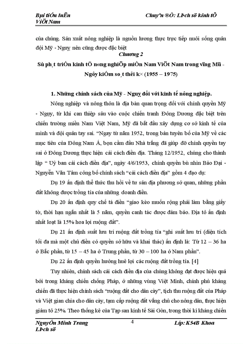 image for page Sự phát triển kinh tế nông nghiệp miền Nam Việt Nam trong vùng Mỹ Ngụy kiểm soát thời kỳ