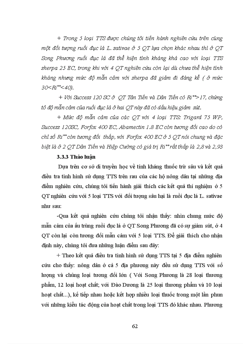 image for page Nghiên cứu tính mẫn cảm với một số thuốc trừ sâu của ấu trùng ruồi đục lá Lyriomyza sativae Blanchard ở một số quần thể Hưng Yên và Hà Nội