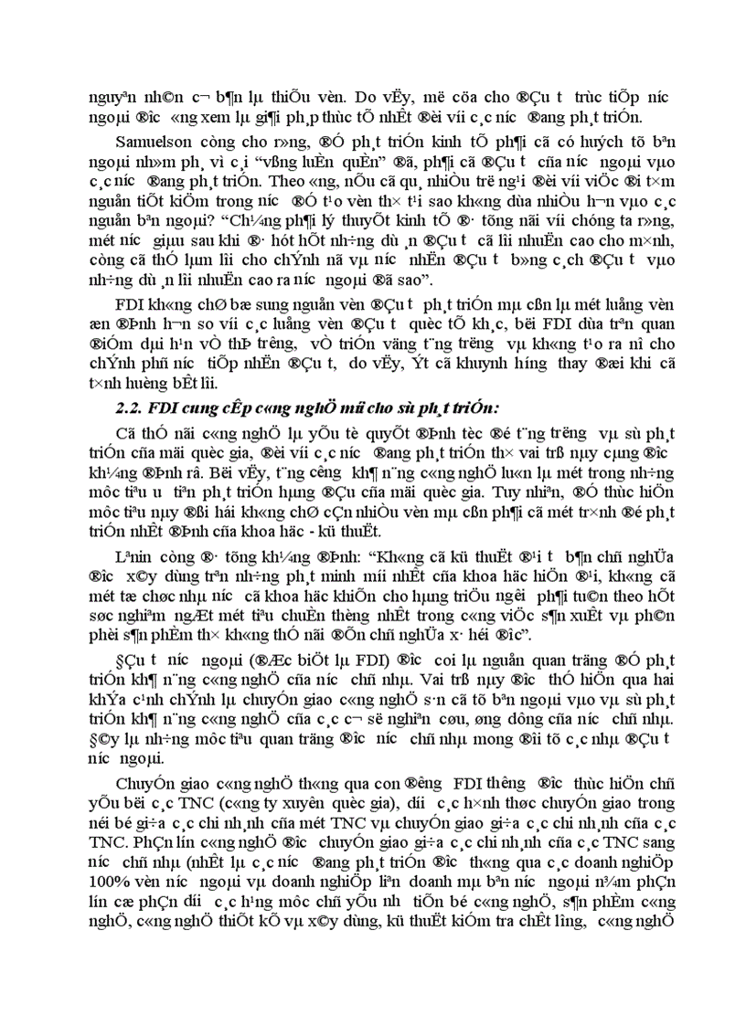 image for page Giải thích tác động tràn của FDI đến khu vực kinh tế trong nước 1