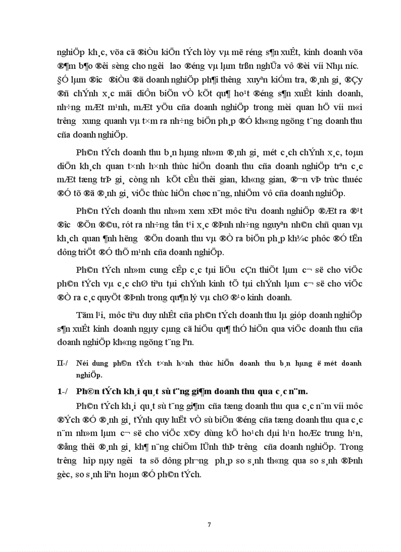 image for page Phân tích tình hình doanh thu bán hàng ở Công ty TNHH Bông Mai 1