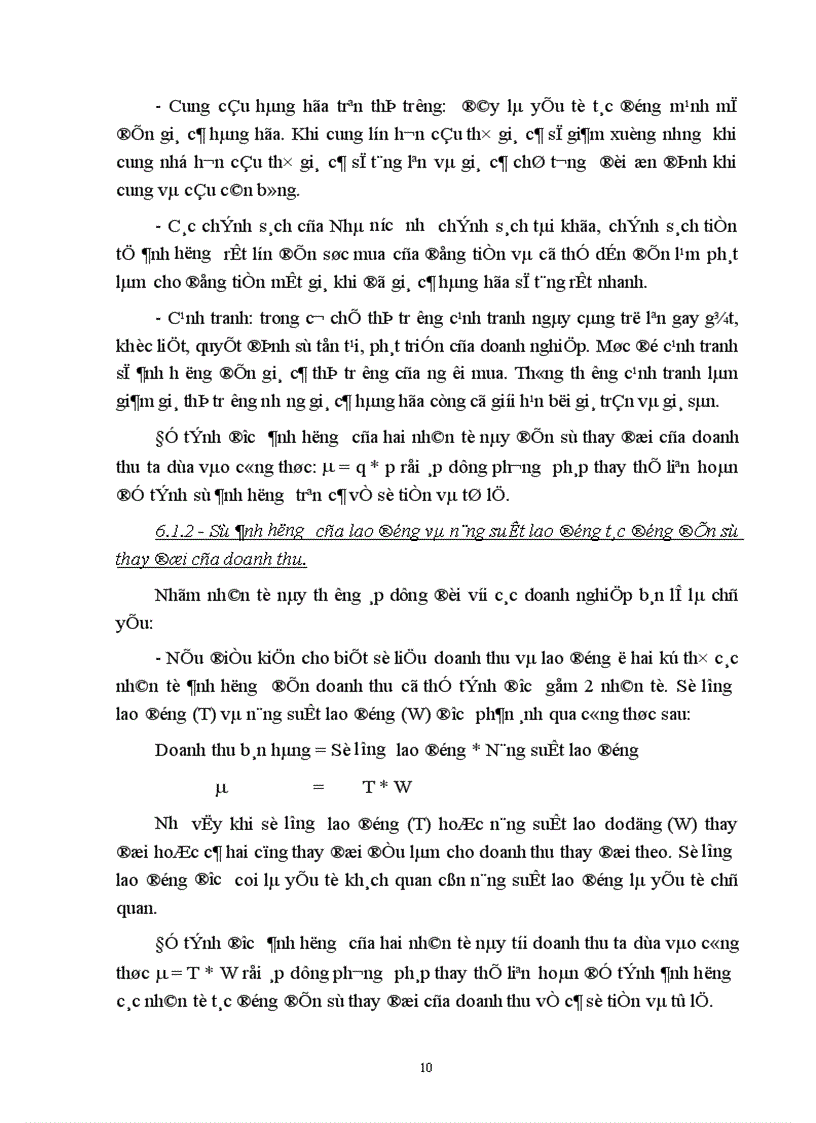 image for page Phân tích tình hình doanh thu bán hàng ở Công ty TNHH Bông Mai 1