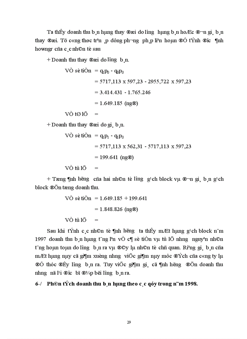 image for page Phân tích tình hình doanh thu bán hàng ở Công ty TNHH Bông Mai 1