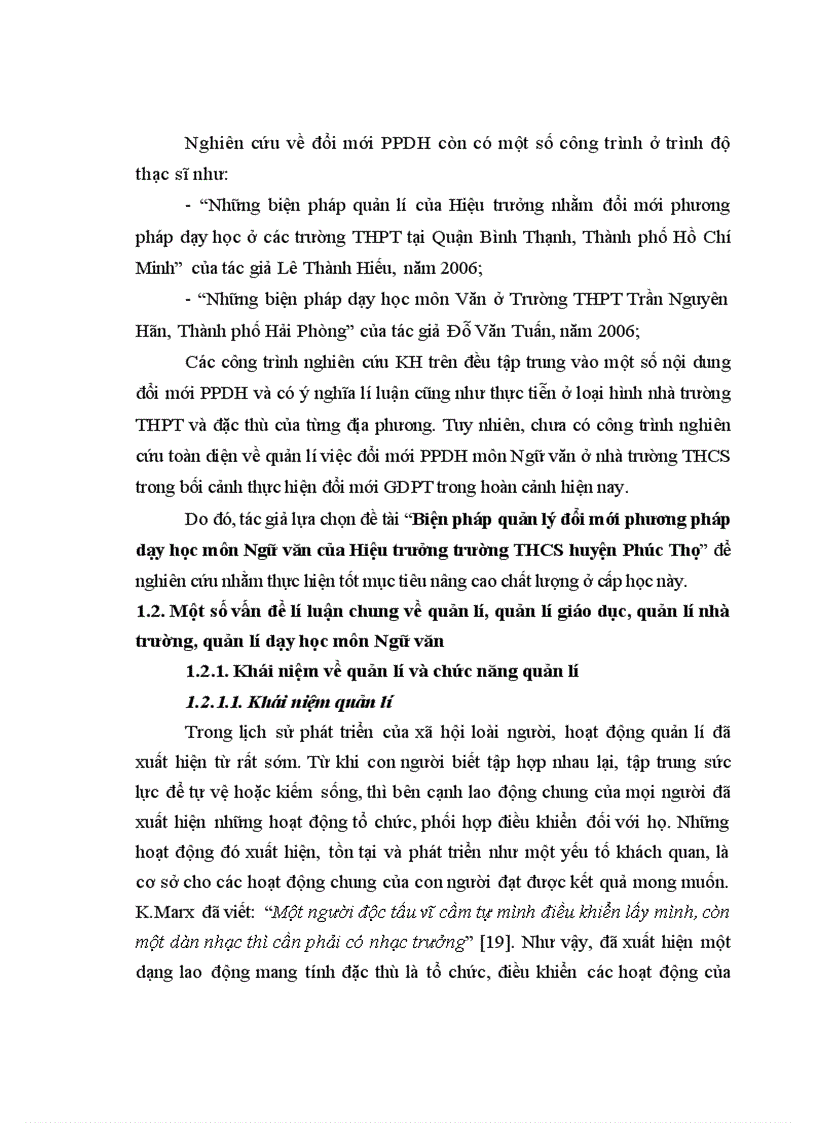 image for page Biện pháp quản lí việc đổi mới phương pháp dạy học môn Ngữ văn của Hiệu trưởng trường THCS huyện Phúc Thọ Hà Nội 1