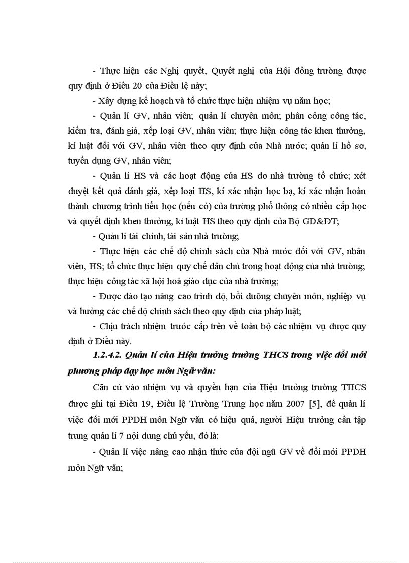image for page Biện pháp quản lí việc đổi mới phương pháp dạy học môn Ngữ văn của Hiệu trưởng trường THCS huyện Phúc Thọ Hà Nội 1