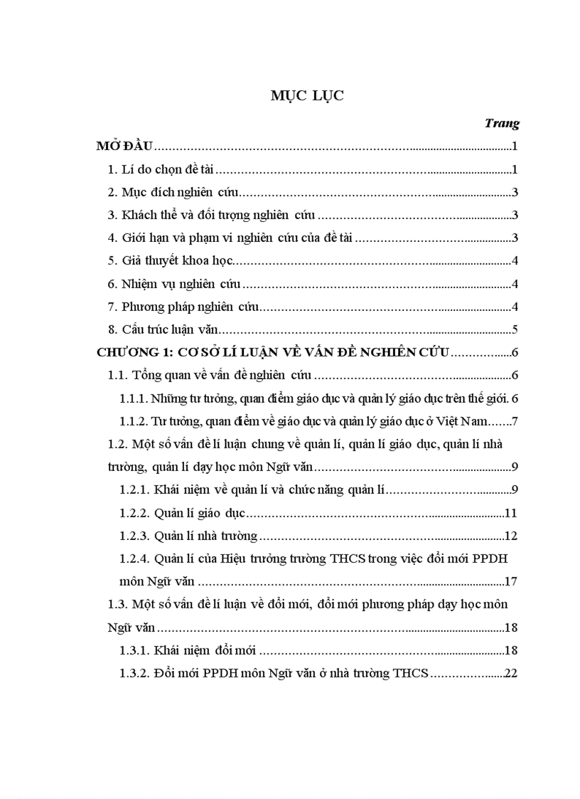 image for page Biện pháp quản lí việc đổi mới phương pháp dạy học môn Ngữ văn của Hiệu trưởng trường THCS huyện Phúc Thọ Hà Nội 1