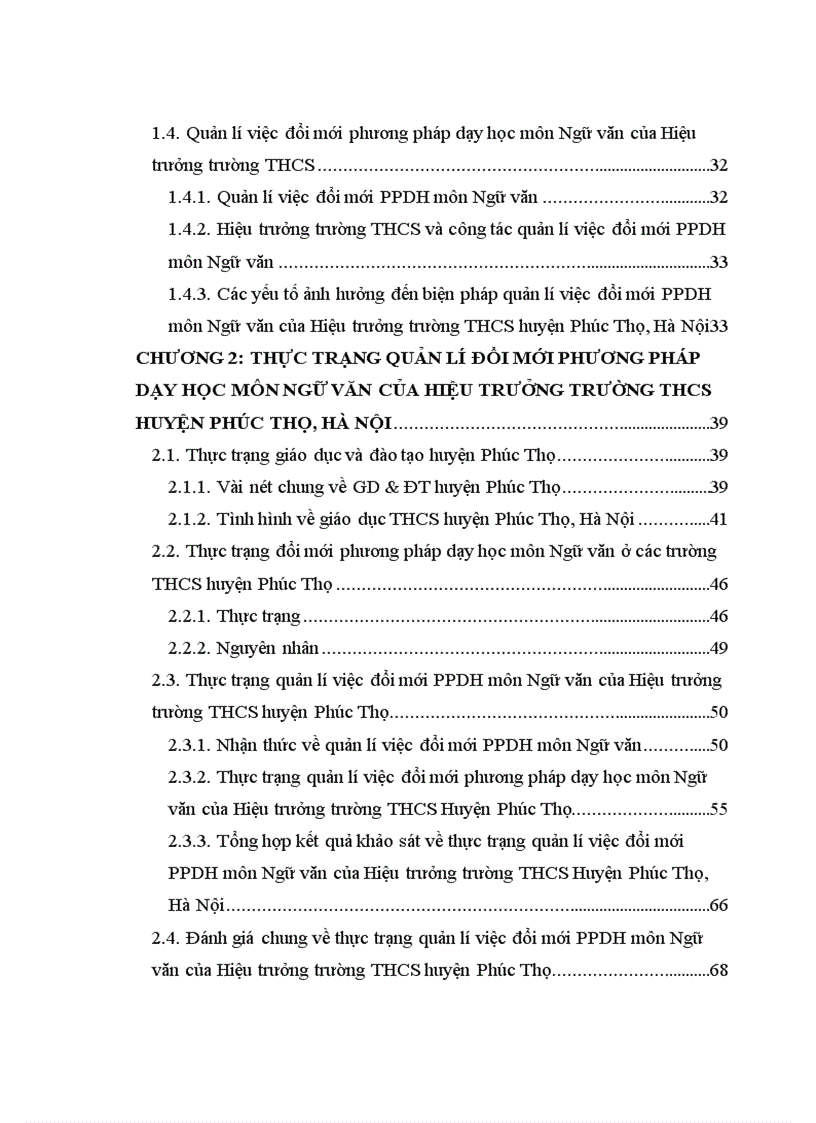 image for page Biện pháp quản lí việc đổi mới phương pháp dạy học môn Ngữ văn của Hiệu trưởng trường THCS huyện Phúc Thọ Hà Nội 1