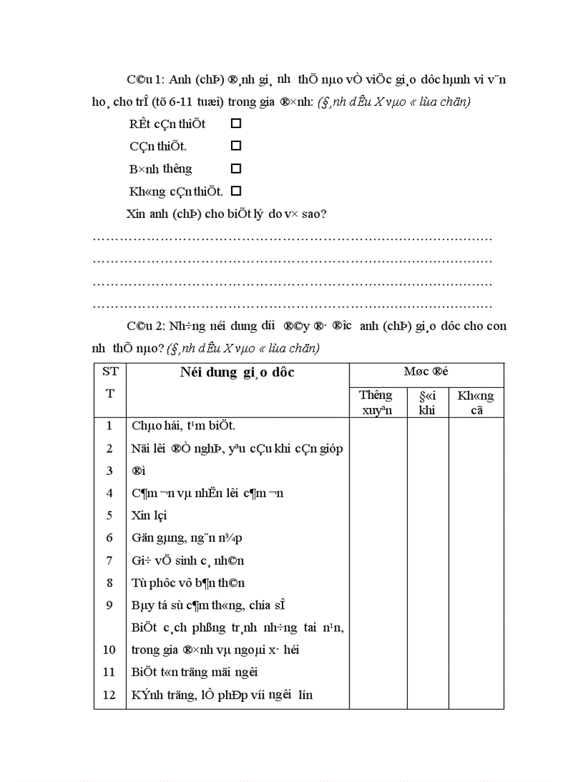 image for page Biện pháp giáo dục hành vi văn hoá cho trẻ 6 11tuổi trong gia đình hiện nay