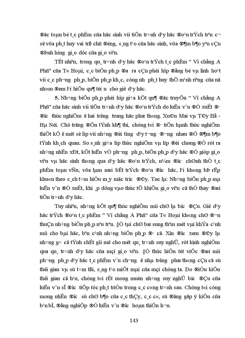 image for page Những biện pháp phối hợp giữa kết quả đọc truyện Vợ chồng A Phủ của học sinh với tiến trình dạy học đoạn trích