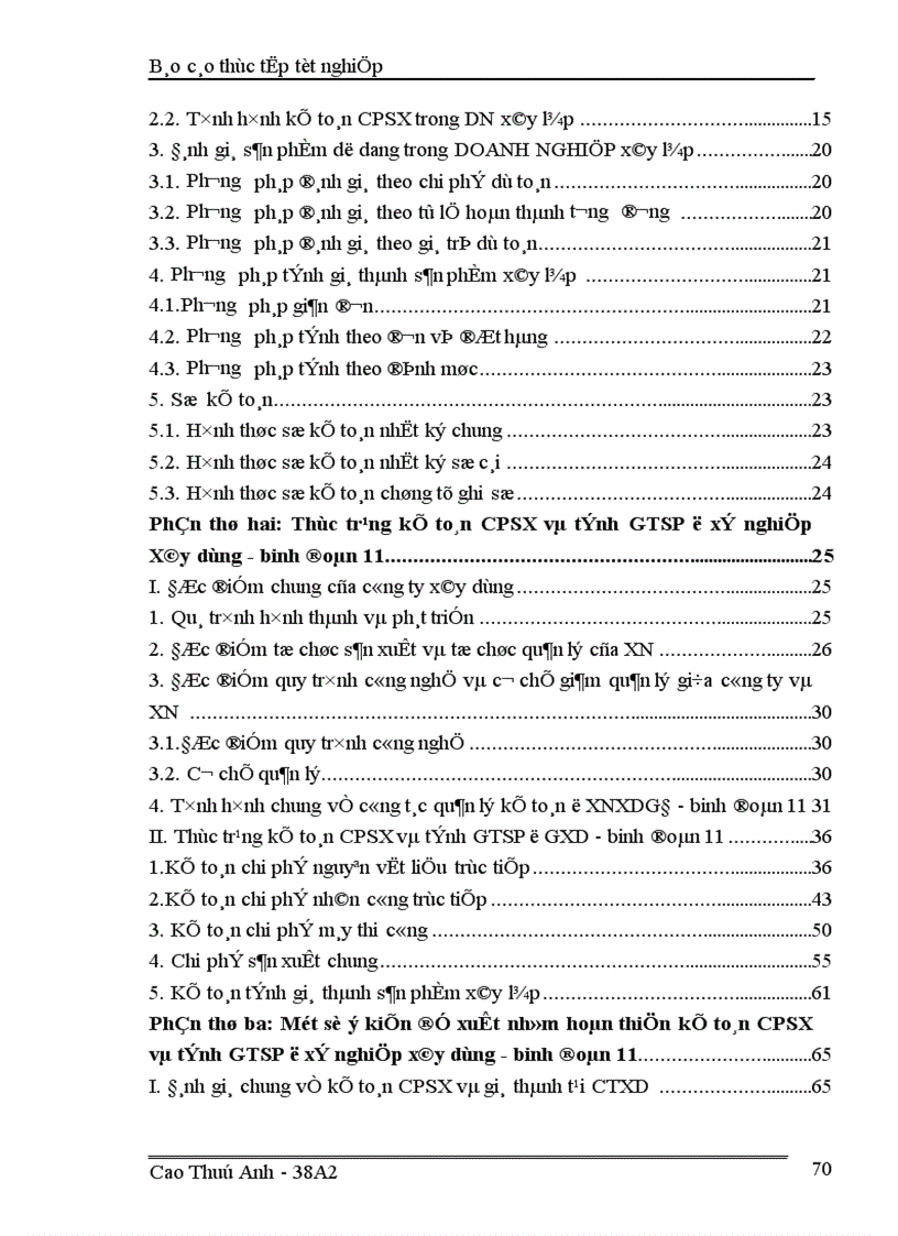 image for page Kế toán chi phí sản xuất và tính giá thành sản phẩm ở Xí nghiệp xây dựng Binh đoàn 11 1