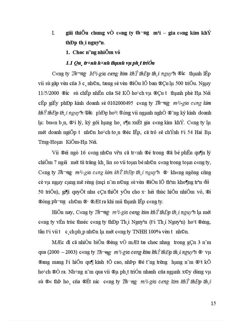 image for page Thực trạng công tác tính giá thành tại công ty thương mại gia công kim khí th 1