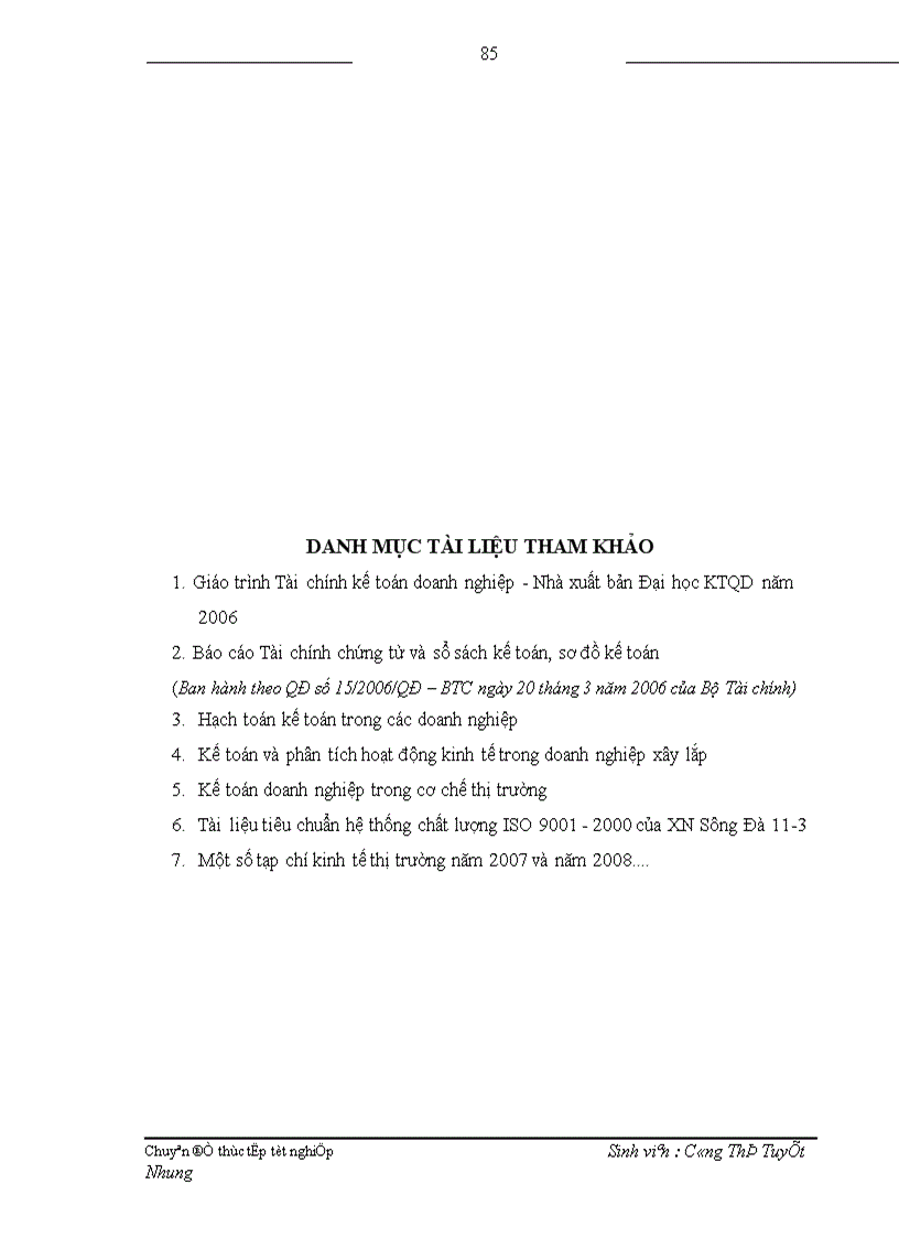 image for page Hoàn thiện hạch toán nguyên vật liệu công cụ dụng cụ tại Xí nghiệp Sông Đà 11 3 1