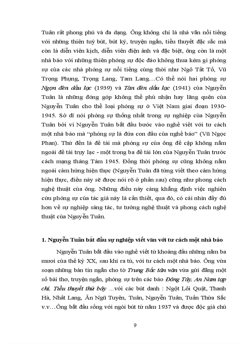 image for page Nghiên cứu về phóng sự của Nguyễn Tuân