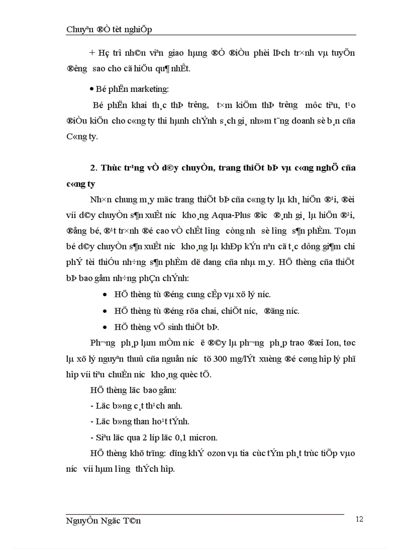 image for page Hoàn thiện giải pháp marketing hỗn hợp nhằm phát triển thị trường nước khoáng của công ty TNHH Sana 1