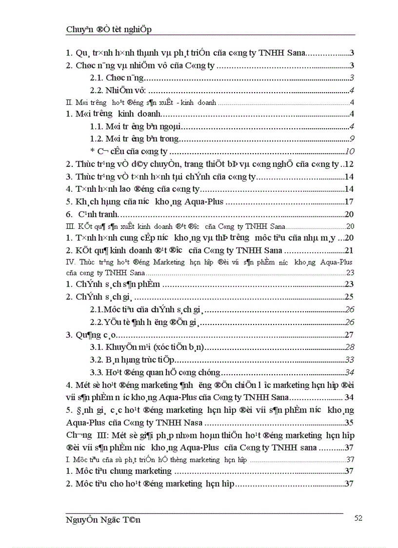 image for page Hoàn thiện giải pháp marketing hỗn hợp nhằm phát triển thị trường nước khoáng của công ty TNHH Sana 1
