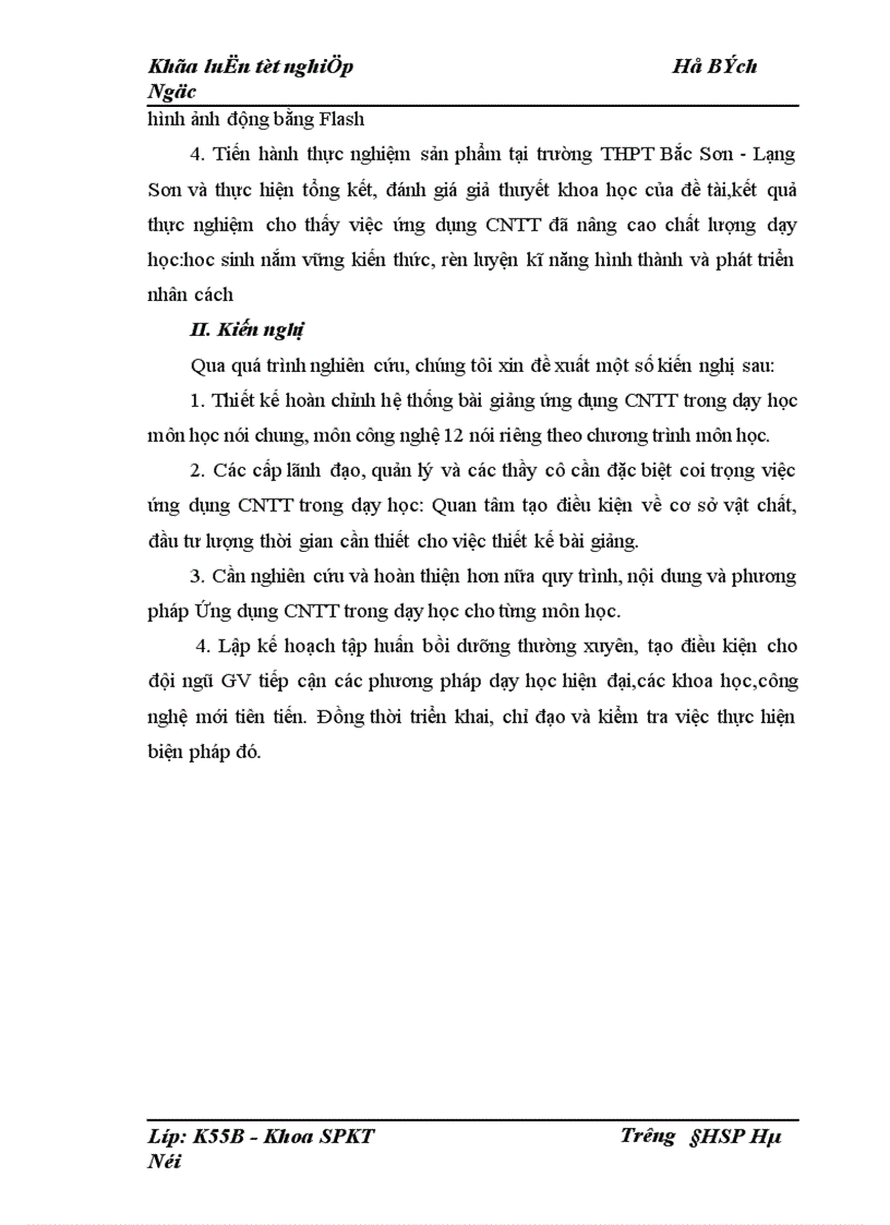 image for page Ứng dụng công nghệ thông tin trong dạy học công nghệ 12