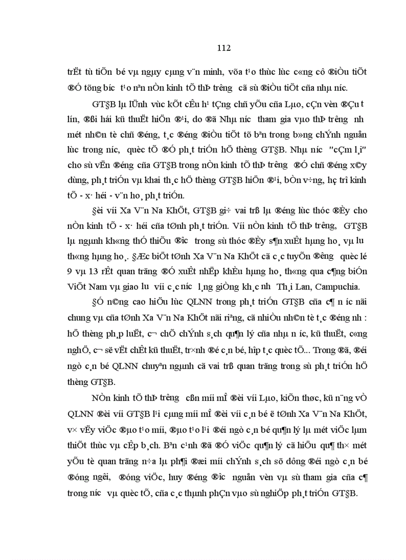 image for page Giải pháp quản lý nhà nước nhằm phát triển giao thông đường bộ ở tỉnh Xa Văn Na Khệt Cộng hoà dân chủ nhân dân Lào