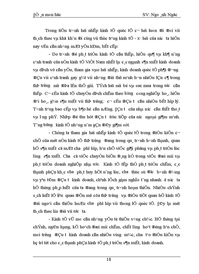 image for page Thực trạng và giải pháp cơ bản để phát triển và nâng cao hiệu quả kinh tế đối ngoại ở việt nam từ nay đến 2020