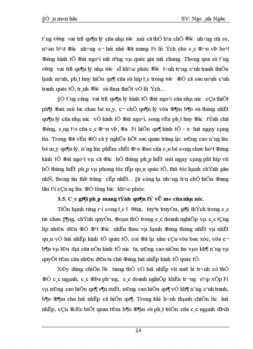 image for page Thực trạng và giải pháp cơ bản để phát triển và nâng cao hiệu quả kinh tế đối ngoại ở việt nam từ nay đến 2020