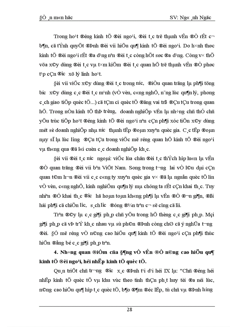 image for page Thực trạng và giải pháp cơ bản để phát triển và nâng cao hiệu quả kinh tế đối ngoại ở việt nam từ nay đến 2020