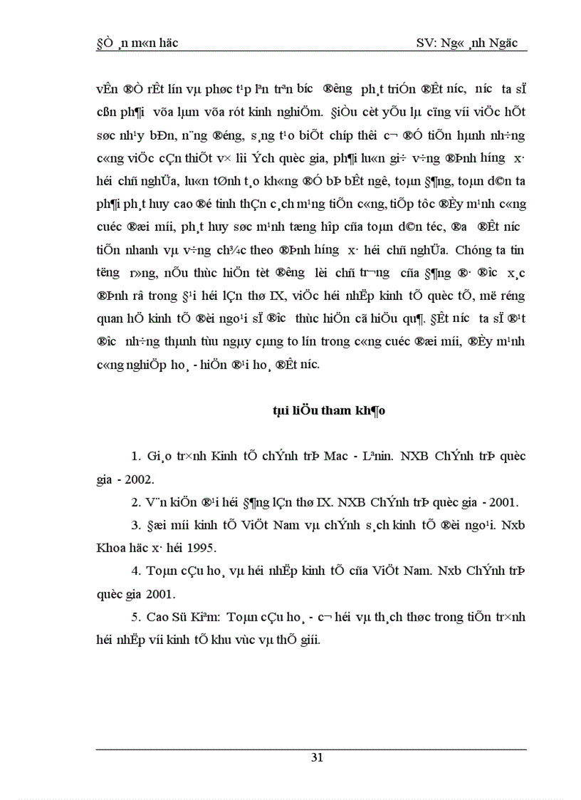 image for page Thực trạng và giải pháp cơ bản để phát triển và nâng cao hiệu quả kinh tế đối ngoại ở việt nam từ nay đến 2020