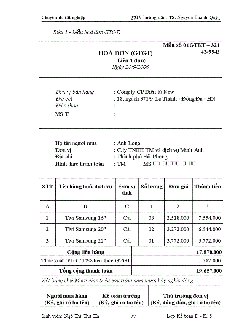 image for page Hoàn thiện kế toán tiêu thụ xác định kết quả kinh doanh tại Công ty Cổ phần điện tử New 1