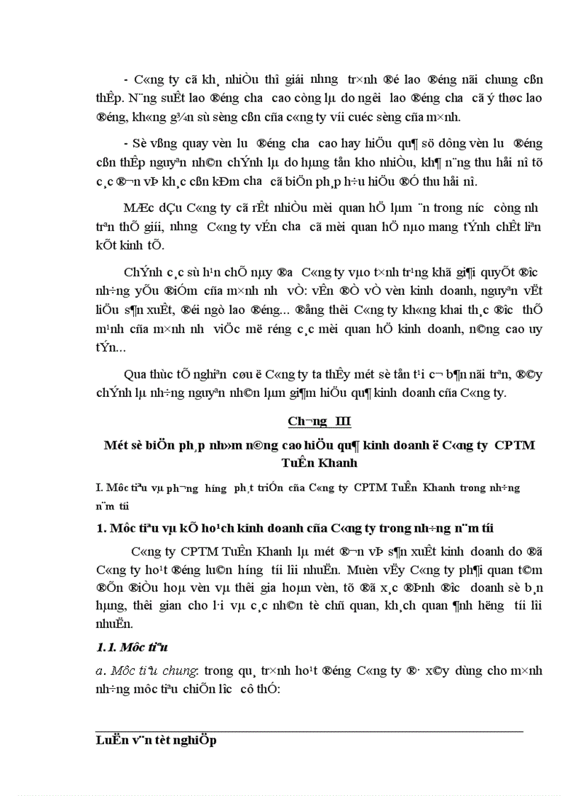 image for page Một số biện pháp nhằm nâng cao hiệu quả kinh doanh ở Công ty CPTM Tuấn Khanh 1