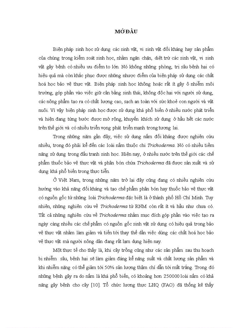 image for page Nghiên cứu khả năng đối kháng và tiềm năng ứng dụng của một số chủng Trichoderma phân lập từ RNM trên một số nấm bệnh thực vật