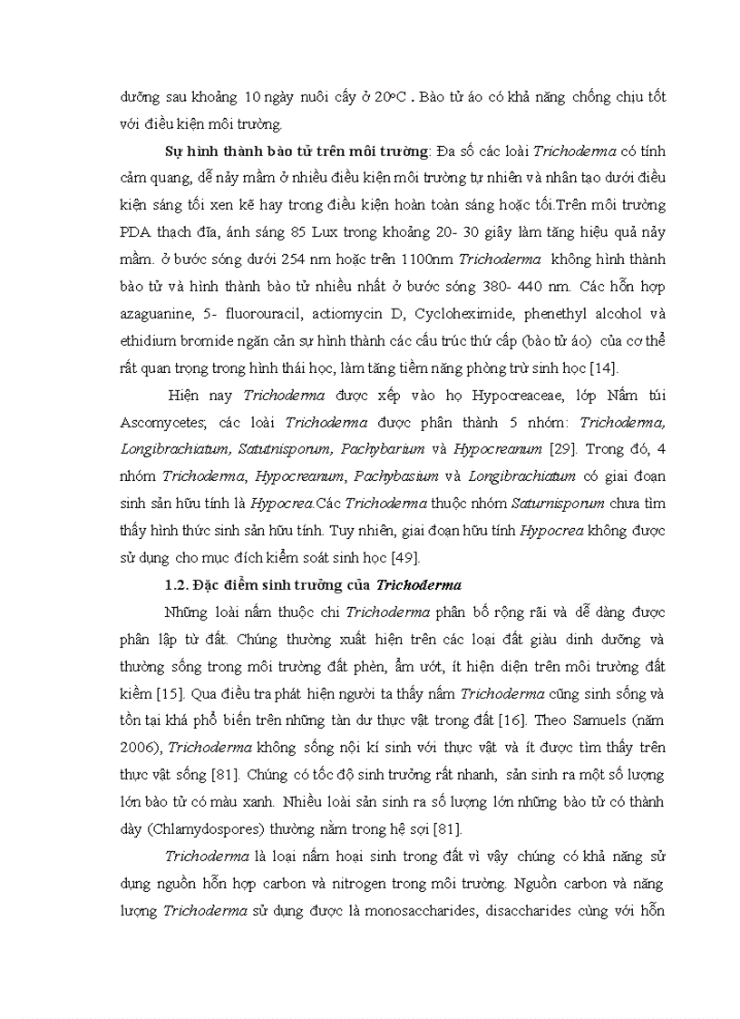 image for page Nghiên cứu khả năng đối kháng và tiềm năng ứng dụng của một số chủng Trichoderma phân lập từ RNM trên một số nấm bệnh thực vật