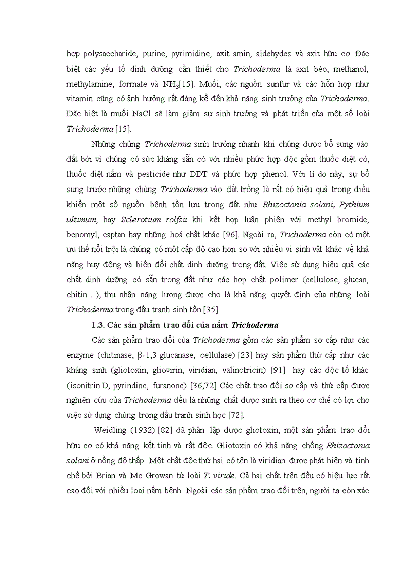 image for page Nghiên cứu khả năng đối kháng và tiềm năng ứng dụng của một số chủng Trichoderma phân lập từ RNM trên một số nấm bệnh thực vật