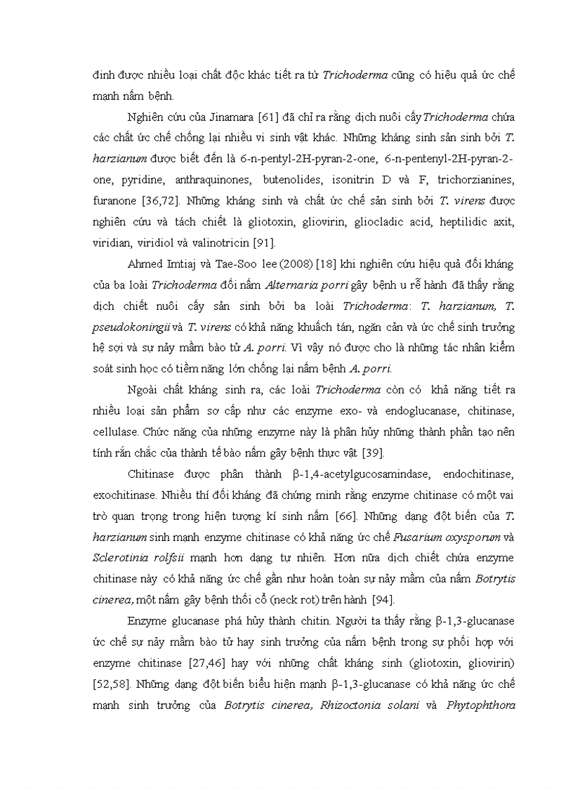 image for page Nghiên cứu khả năng đối kháng và tiềm năng ứng dụng của một số chủng Trichoderma phân lập từ RNM trên một số nấm bệnh thực vật