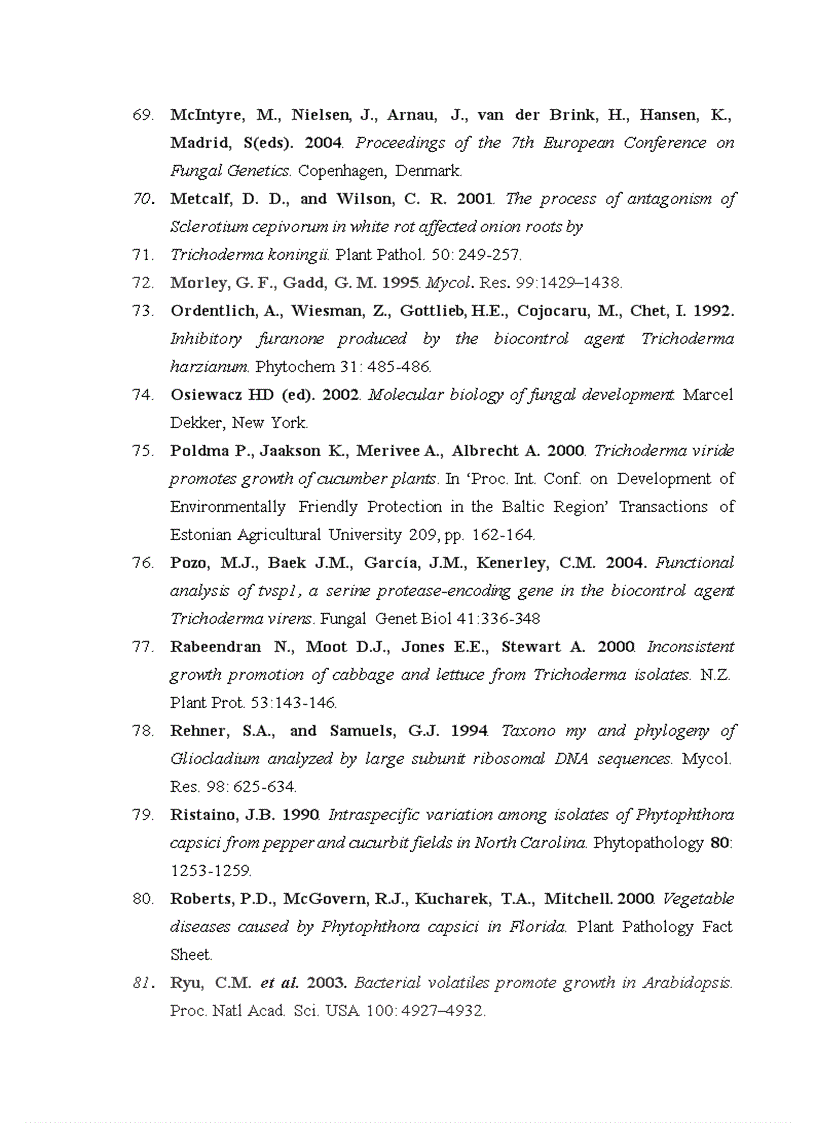 image for page Nghiên cứu khả năng đối kháng và tiềm năng ứng dụng của một số chủng Trichoderma phân lập từ RNM trên một số nấm bệnh thực vật