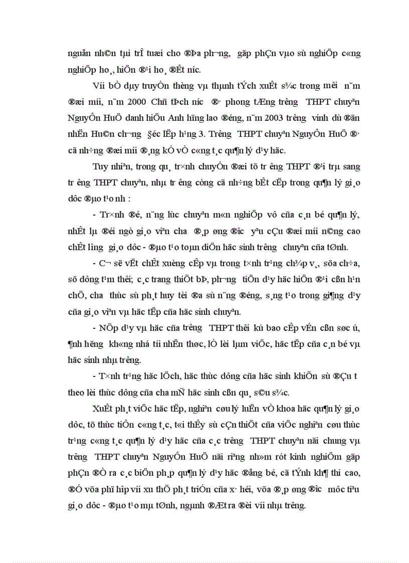 image for page Biện pháp tăng cường quản lý hoạt động dạy học ở trường THPT chuyên Nguyễn Huệ tỉnh Hà Tây 1