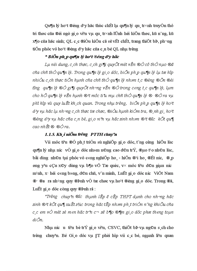 image for page Biện pháp tăng cường quản lý hoạt động dạy học ở trường THPT chuyên Nguyễn Huệ tỉnh Hà Tây 1