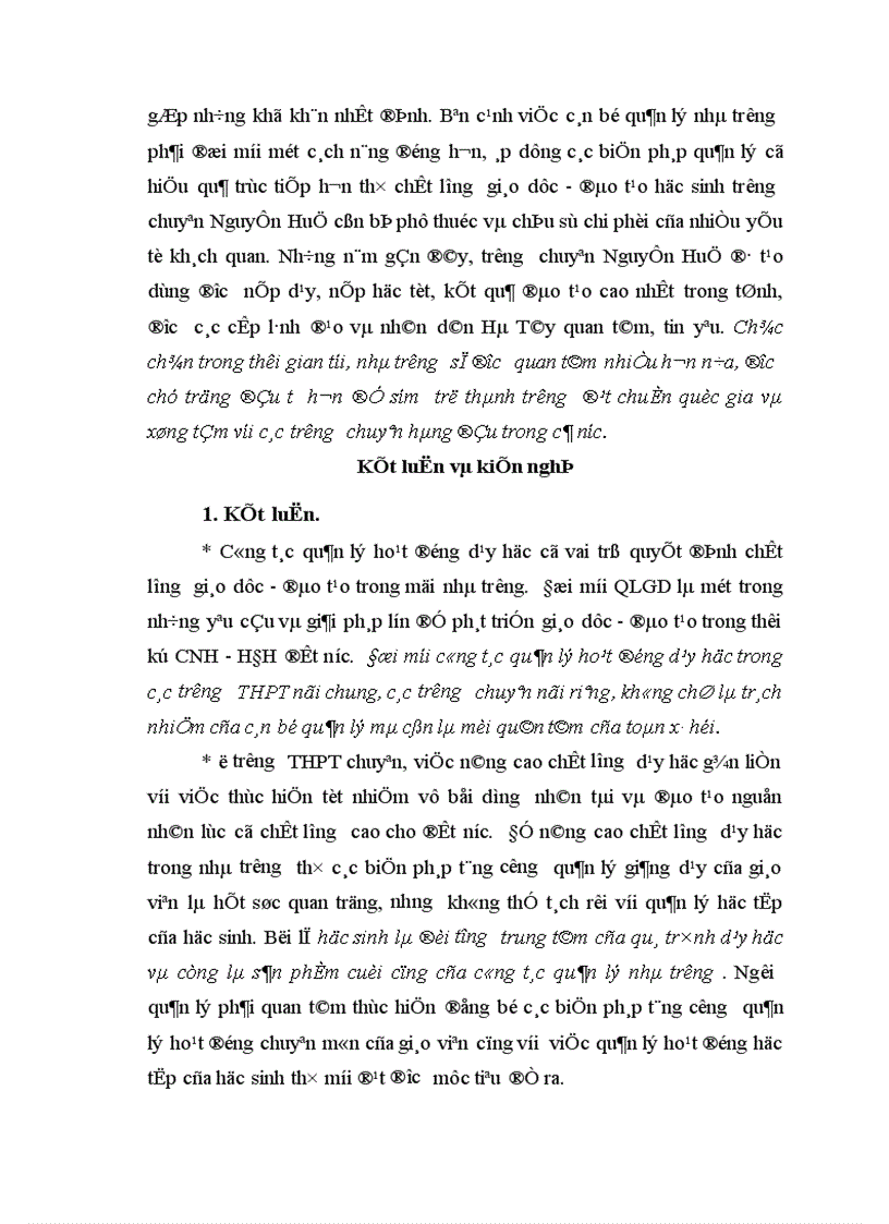 image for page Biện pháp tăng cường quản lý hoạt động dạy học ở trường THPT chuyên Nguyễn Huệ tỉnh Hà Tây 1