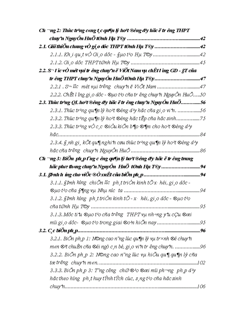 image for page Biện pháp tăng cường quản lý hoạt động dạy học ở trường THPT chuyên Nguyễn Huệ tỉnh Hà Tây 1