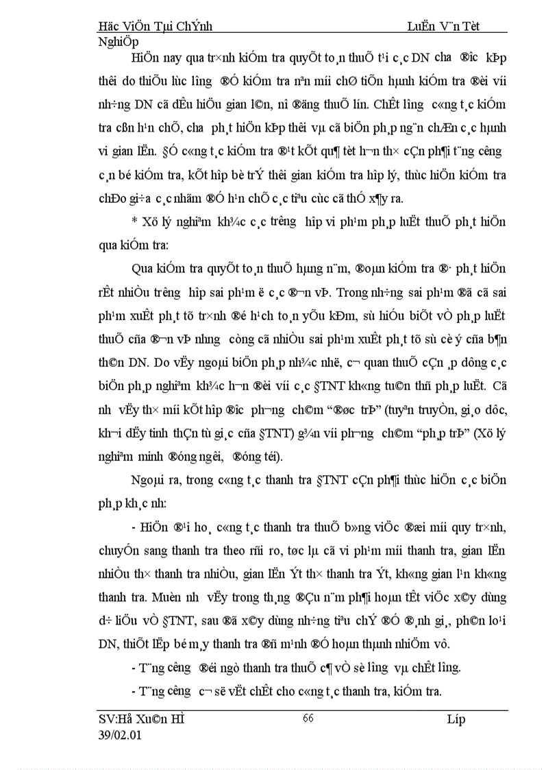 image for page Giải pháp nâng cao hiệu quả quản lý thu thuế TNDN đối với các DNNN TN tại cục thuế Hà Nội